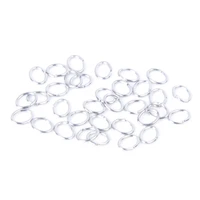 xhn 200pcs oval strong stainless steel jump rings necklace connectors for diy jewelry making bracelet accessories
