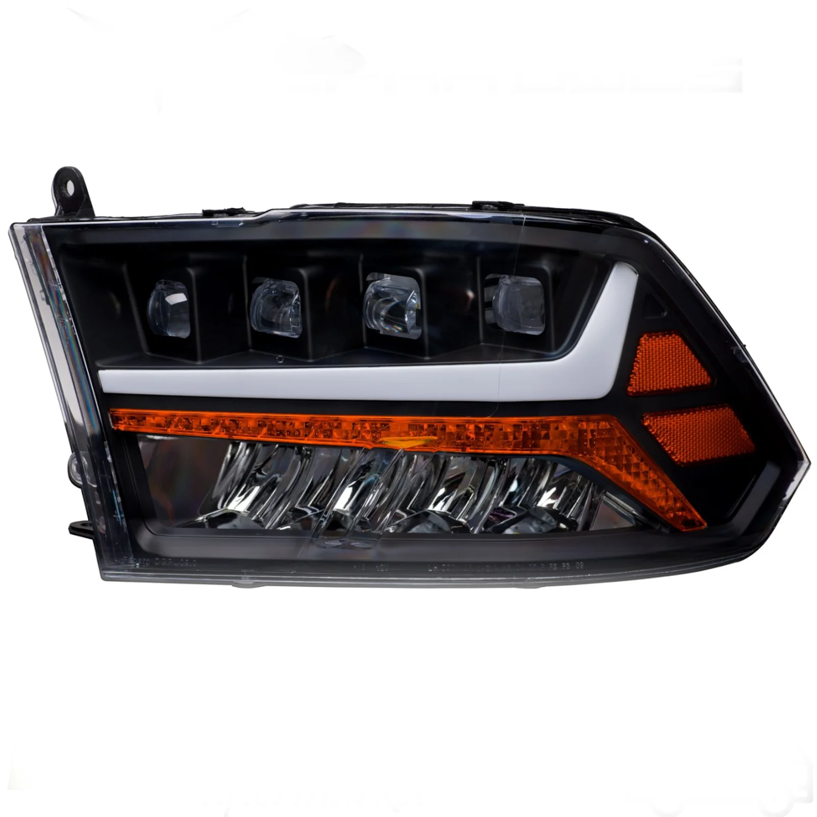 

For 2009 -2016 Dodge Ram Black Full LED Projector Headlights