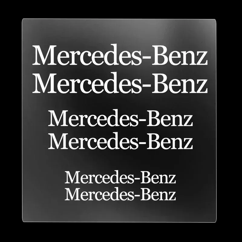 

6 шт. для Mercedes Benz AMG W203 W204 W205 W211 W212 W213 W218 W463 W210 W176 W218 C63 E63 Автомобильный тормозной суппорт, наклейка, украшение
