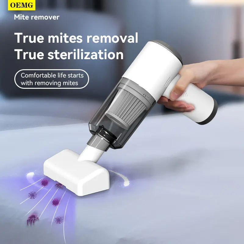 

Wireless Portable Car Vacuum Cleaner Handheld Mite Remover Acarus Killing For Car Accessorie Home Appliance Dual Use Cleaning