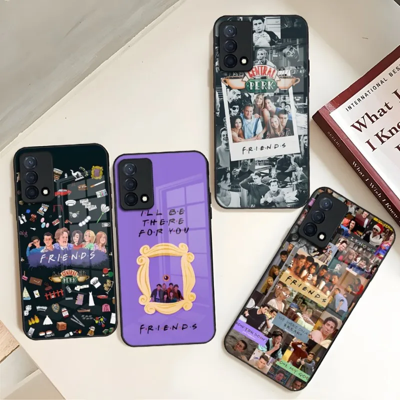 

Friends Tv Phone Case Glass For Vivo Y73 Y55s Y31s X70 X60 Y30 S9 S10 S12 LQOO 9 U5 Z3 7 8 Pro Design Back Cover