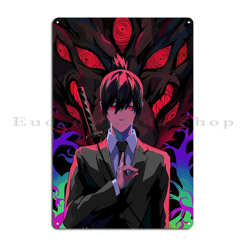 Металлический знак клубный постер кинотеатр гараж символ дьявола лисы оловянный