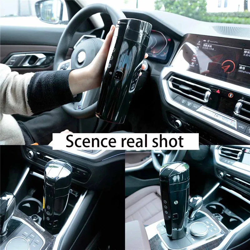 Портативный автомобильный электронный термос с контролем температуры и