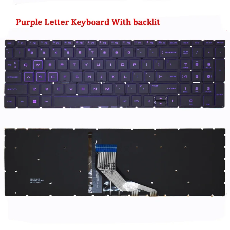Новая клавиатура для ноутбука HP Omen 4 15-da 15-db 15-dx