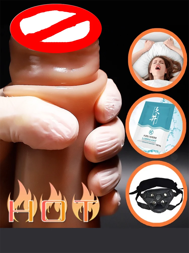 Реалистичный мягкий человеческий пенис дешевый фаллоимитатор для женщин