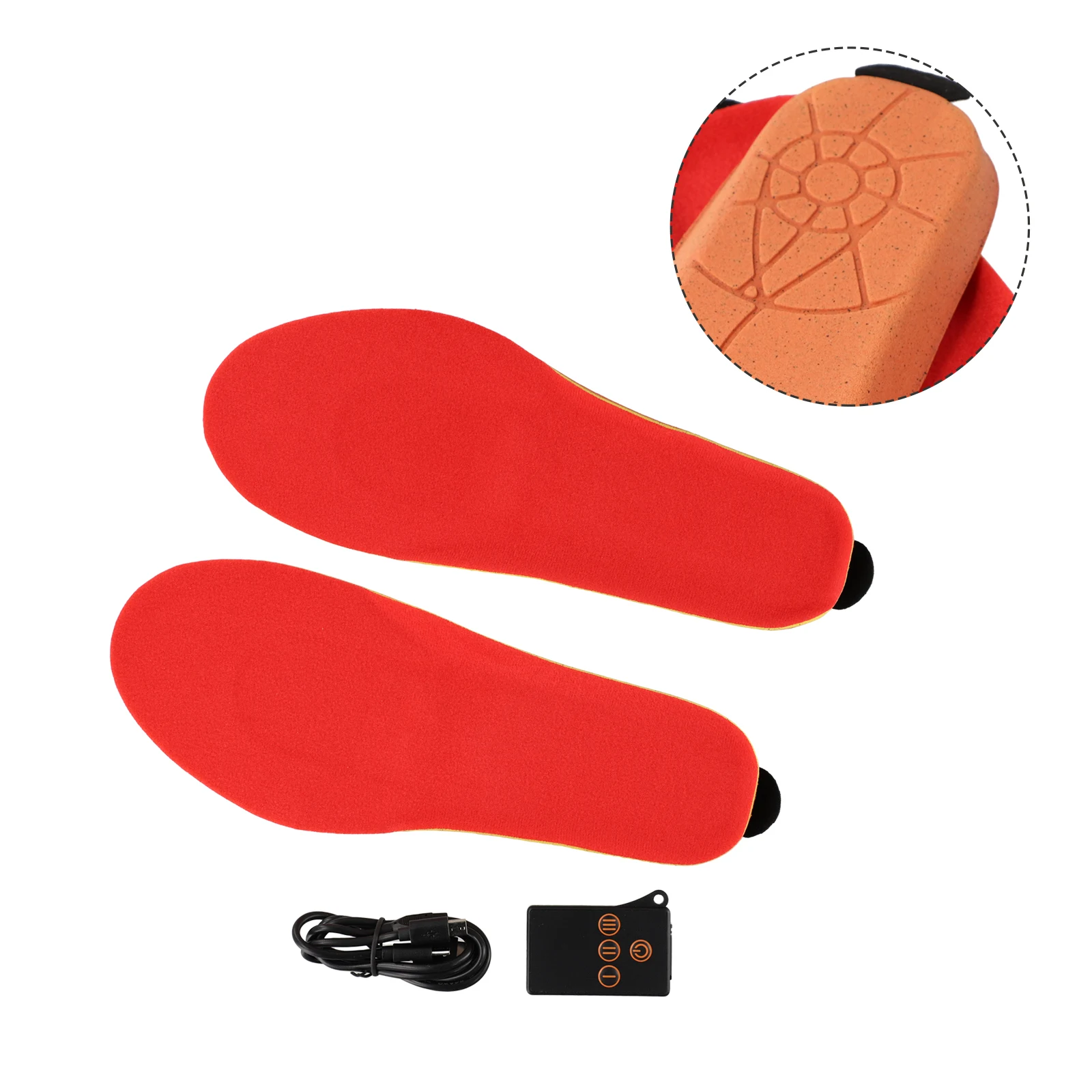 

Стельки для обуви с подогревом от USB и дистанционным управлением, теплоизоляция, дышащие удобные теплые стельки для носков, коврик для зимы