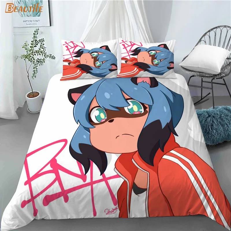 

Комплект постельного белья из полиэстера с пододеяльником и 2 наволочками, 1228