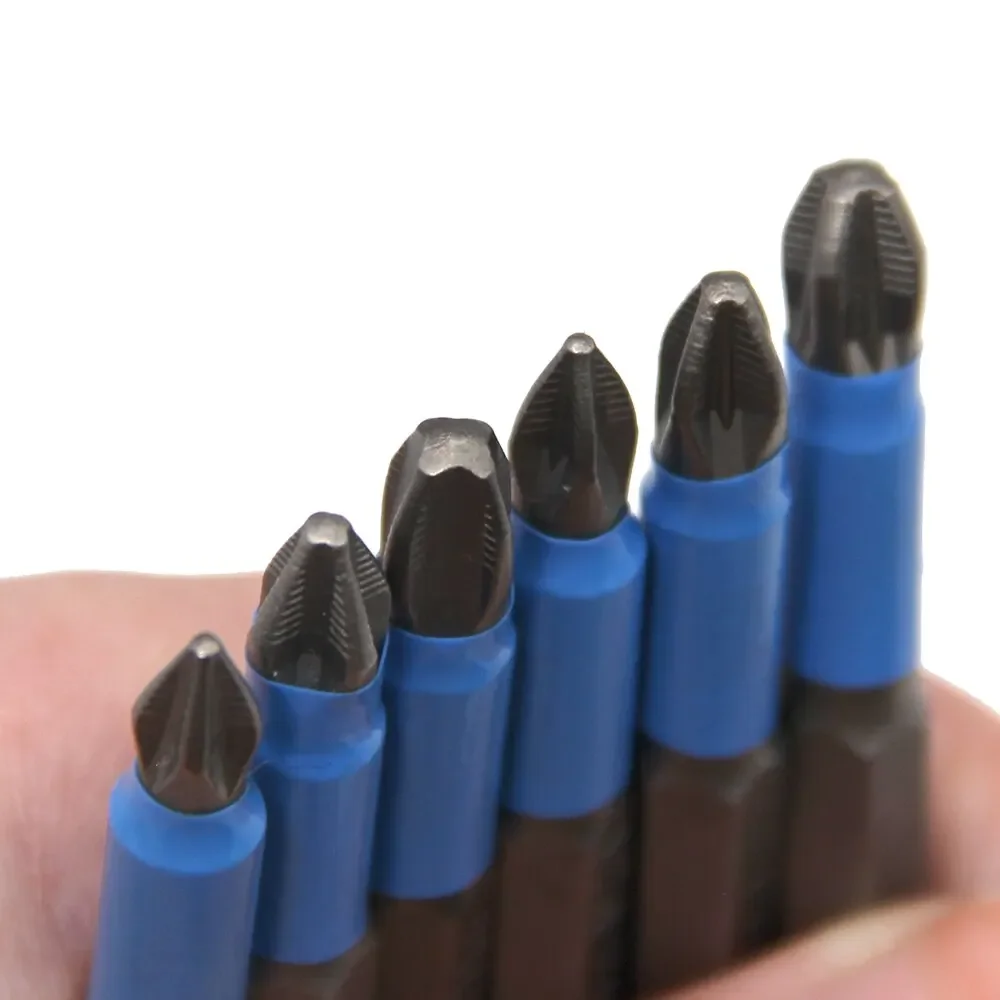 6 шт. набор инструментов для электрической отвертки PH1/PH2/PH3/PZ1/PZ2/PZ3