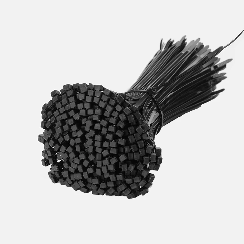 

GrenPRO 100pcs 50pcs Black Cable Ties Fastening Rings Reusable Bundles Nylon Plastic Self-Locking Tensioners Recycled Removable