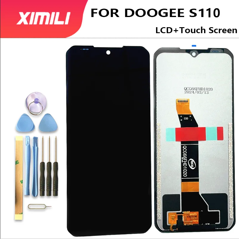 ЖК-дисплей для DOOGEE S110 диагональю 6 58 дюйма с датчиком детали ремонта ЖК-дисплея