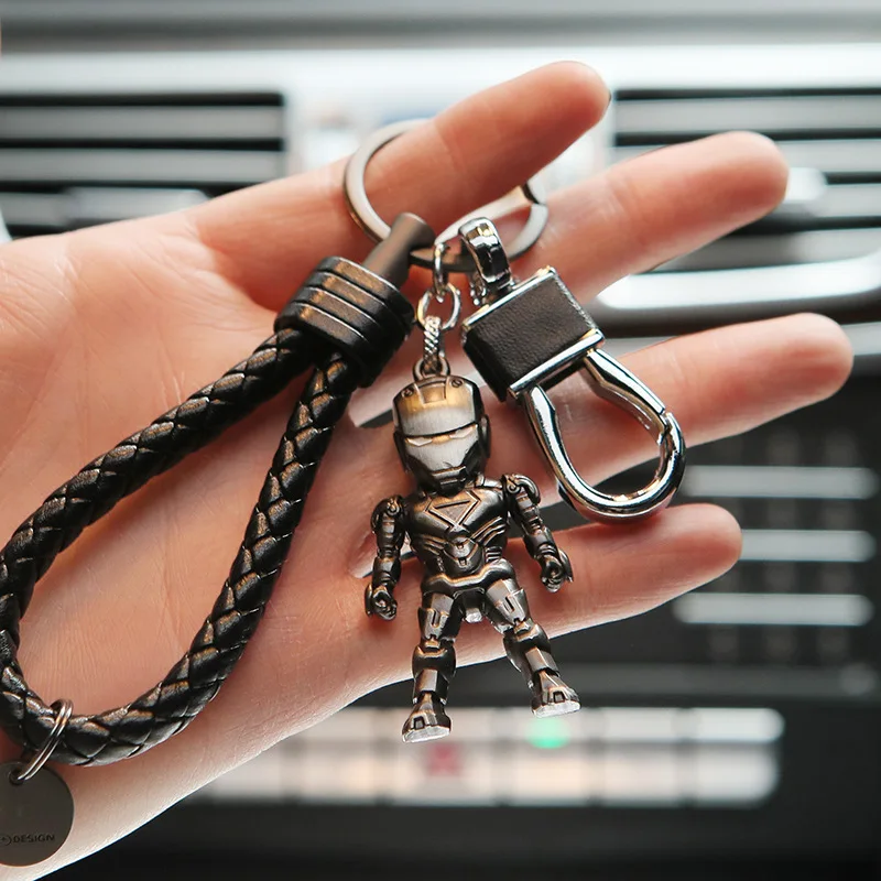 

Avenger Car Key Chain Captain of The United States Iron Man Batman Key Pendant Creative Male Key Chain Kawaii Keychain