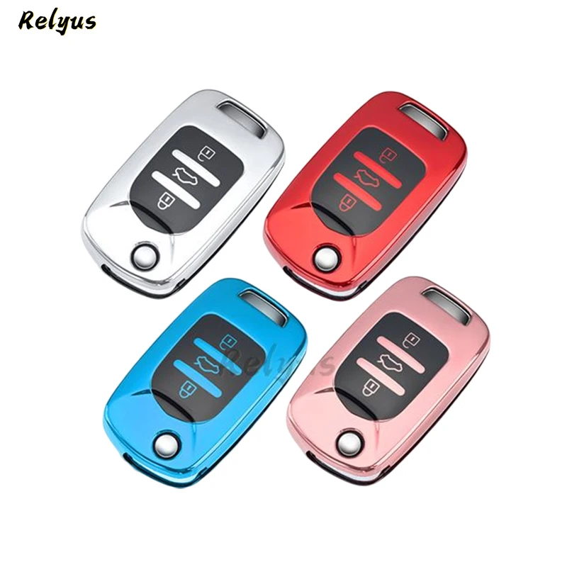 

TPU Car Remote Key Case Cover Fob for Baojun 560 RS5 530 630 310 E100 310W 510 730 360 Protector Shell Keyless Auto Accessories