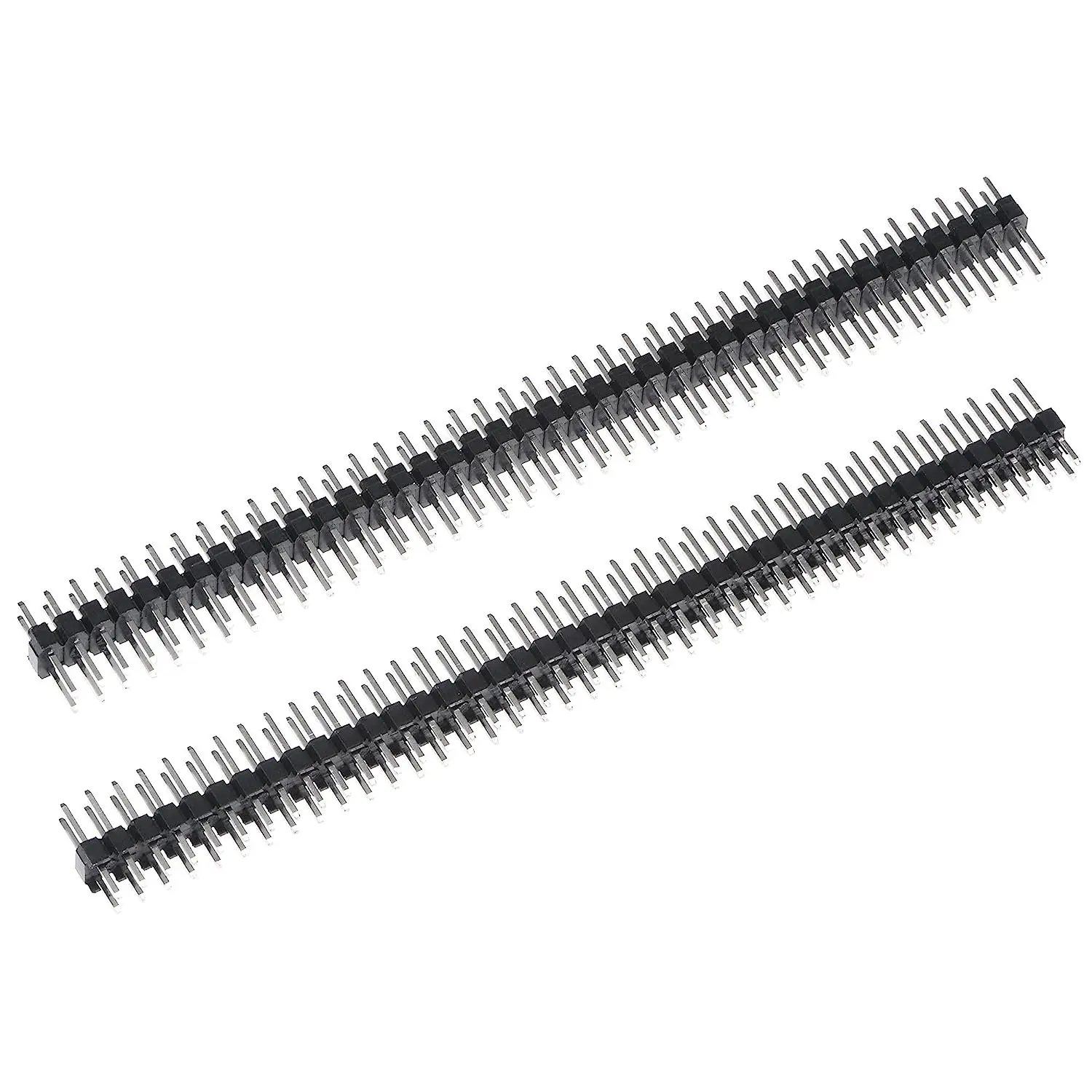 

Keszoox Straight Header Pin 80P 2 Row 2mm Pitch Silver Tone Pin for Prototyping 15pcs