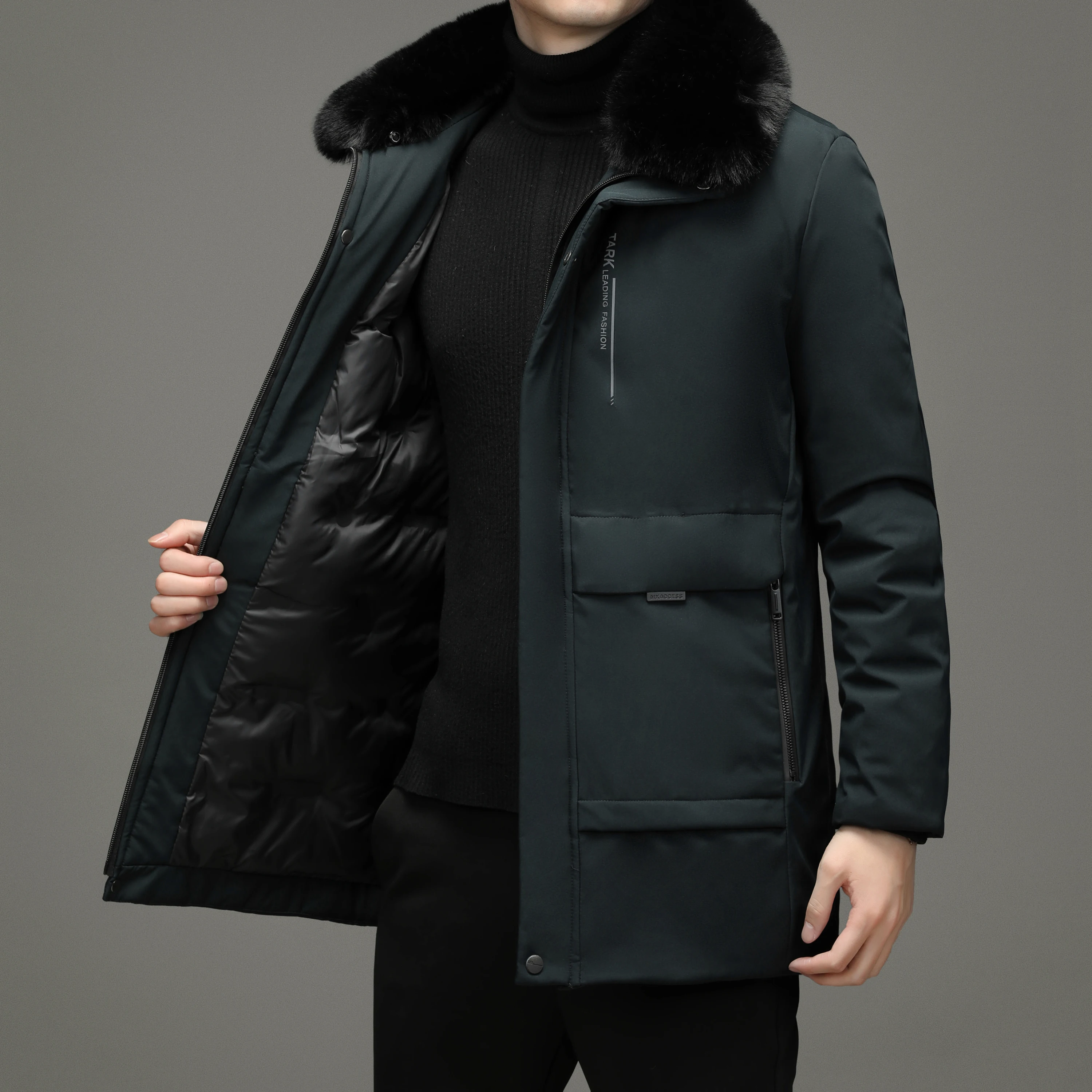 2022 Winter Jacket Men Parkas Thicken Warm Coat Fashion Masculina Doudoune Homme Puffer Jackets Mens Clothing Roupas Masculinas