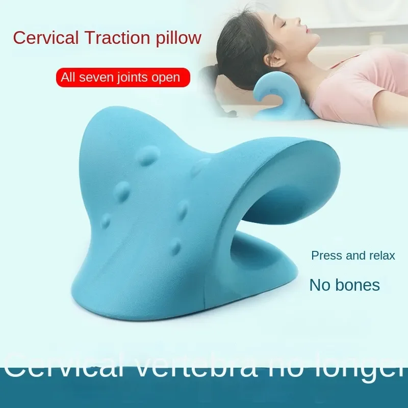 

Neck Stretcher Neck Pain Relief Neck and Shoulder Relaxer Cervical Neck Traction Device Pillow for Pain Relief and Muscle Relax