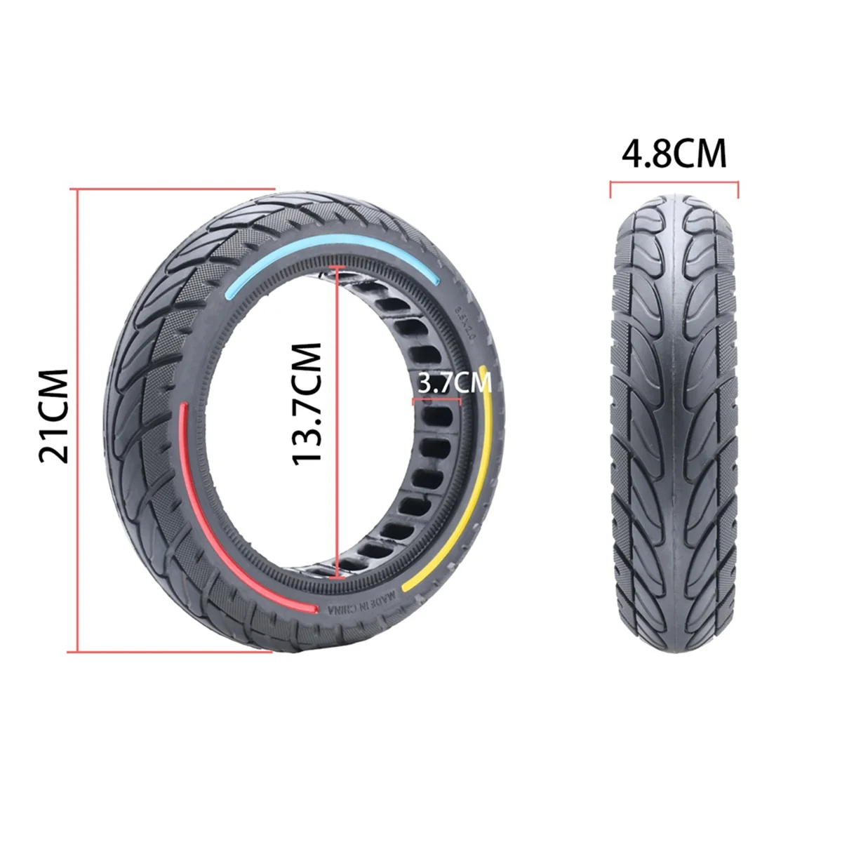Прочная резиновая шина 8 5 дюйма для электроскутера Xiaomi M365 / Pro 2 1S 3 Lite