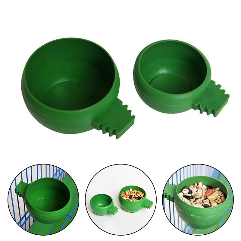 

1PC High Quality Plastic Sand Cup Feeding With Handle Food Water Bowl Splash-proof Cup Pet Supplies