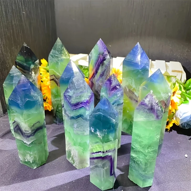 

Зеленая флюоритовая башня CrystalHola