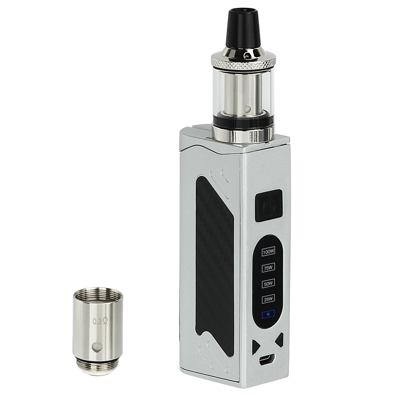 

Discoball Electronic Cigarette Vaporizer E-Cigs Vaper Pod Kit Vape Tank OTG Charge 100W 2200mAH Battery Mod Kit Fast Charger