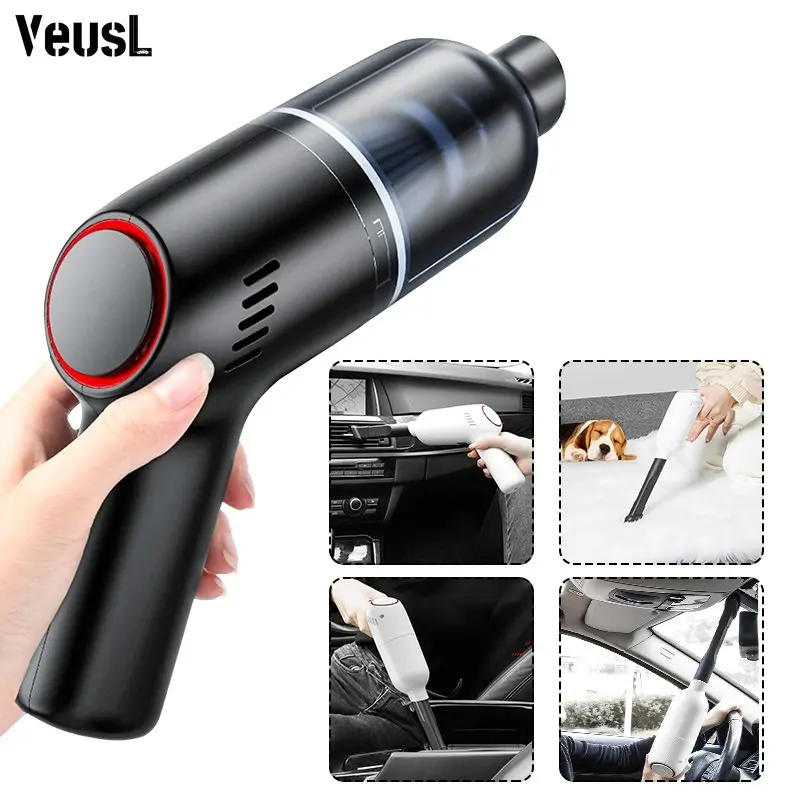 

9000pa Mini Handheld Car Vacuum Cleaner 120W Car Dry Wet Vacuum Cleaner Car Electrical Appliances Car Wireless Vacuum Cleaner