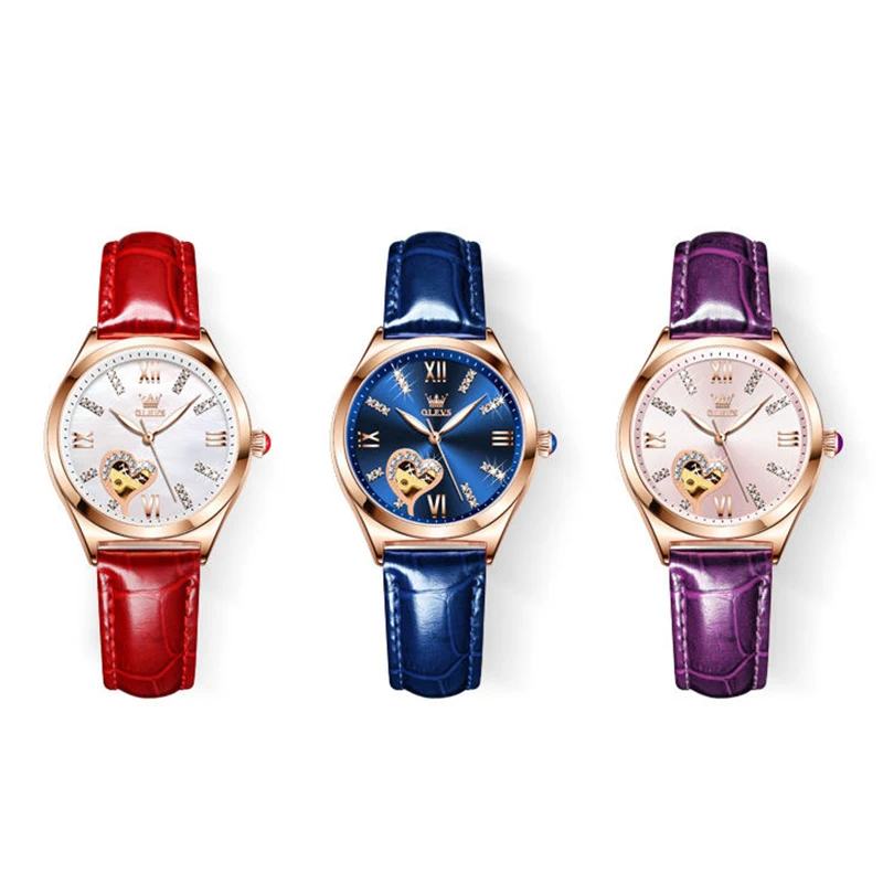 Watch female mechanical watch trend luminous waterproof simple temperament ladies watch high-grade watch enlarge