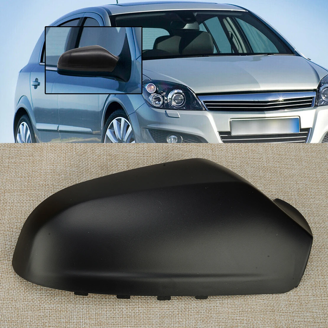 

6428199 6428926 6428918 крышка передней правой двери бокового крыла зеркала заднего вида, корпус подходит для Saturn Astra 2008 2009 2010 Черный