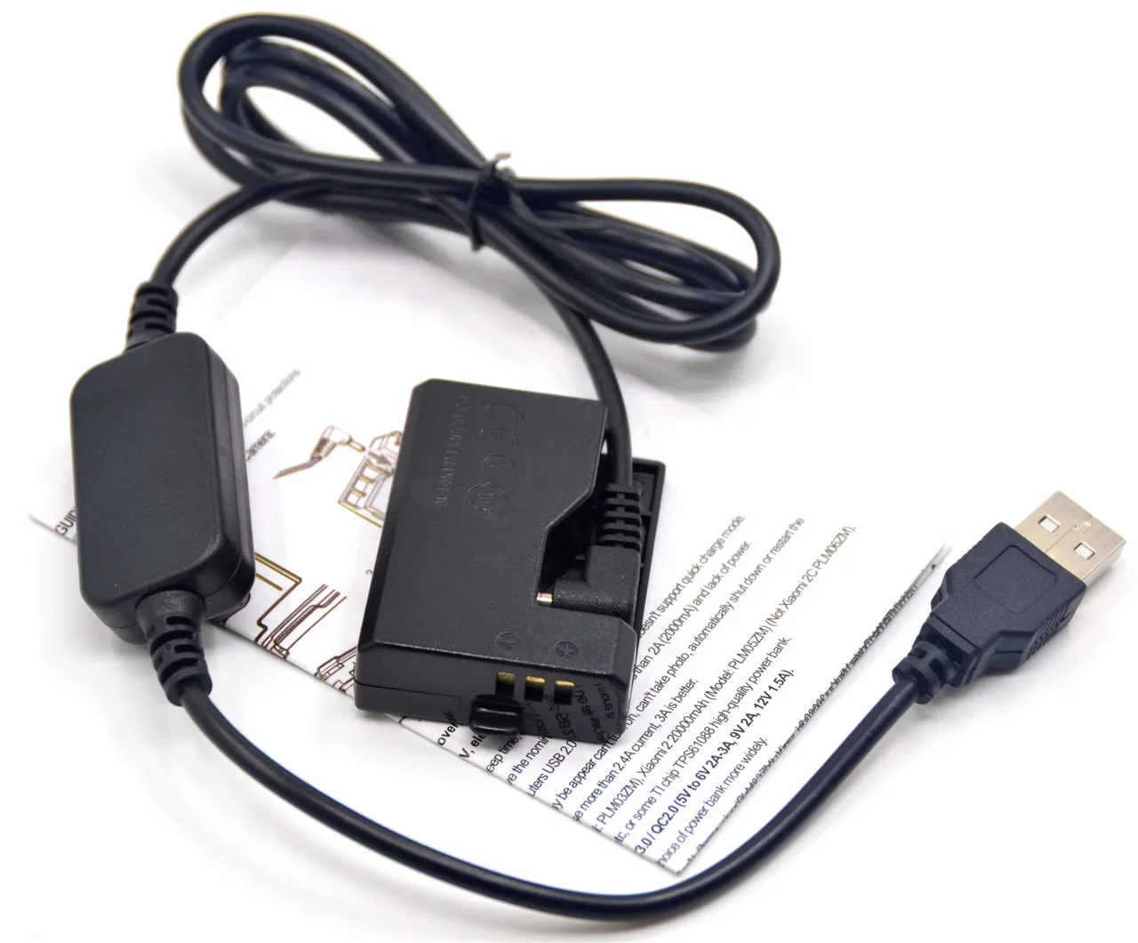 USB-кабель постоянного тока LP-E10 для Canon EOS-1500D 1300D 1200D 1100D Kiss X50 EOS-Rebel T3 T5 T6 T7