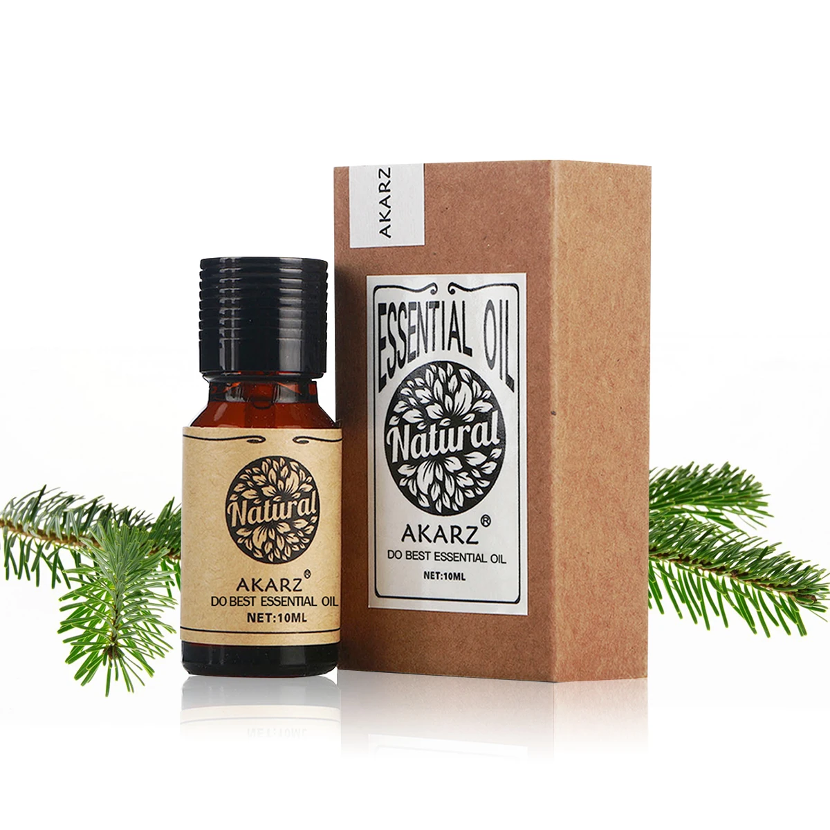 

AKARZ Fir Essential Oil Natural Aromatic for Aromatherapy Diffusers Body Skin Care Aroma Fir Oil