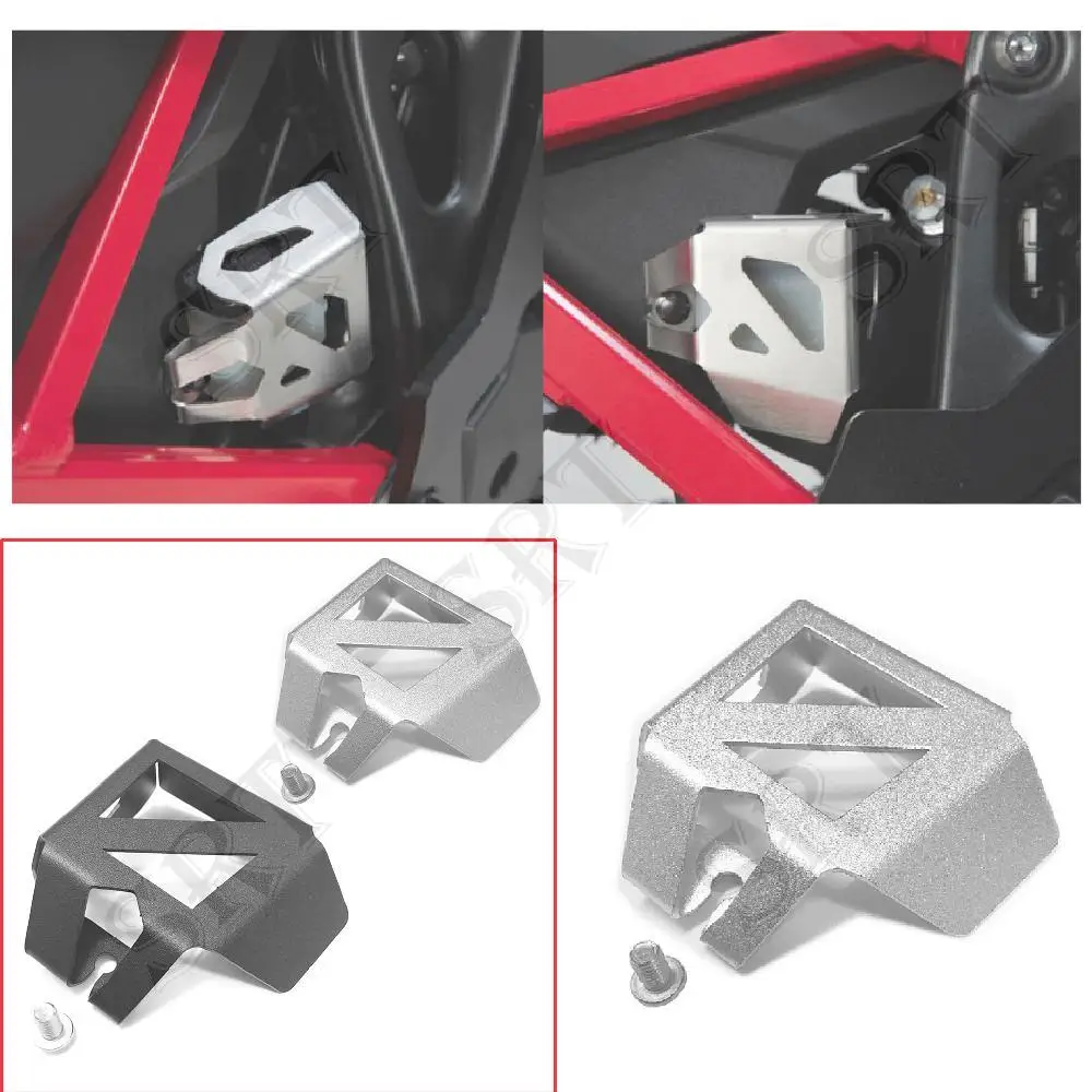 Motorcycle Rear Brake Fluid Reservoir Guard Cover For Honda CRF 1100L 1000L CRF1100L Africa Twin Adventure sports 2018 - 2020