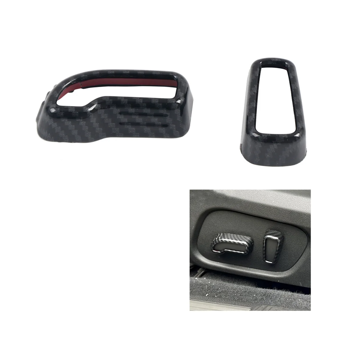 

Чехлы для автомобильных сидений из углеродного волокна для Subaru WRX / WRX STi 2015-2020