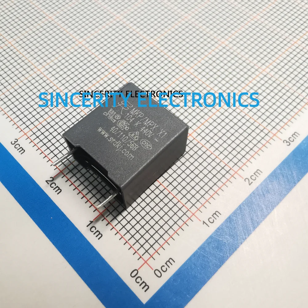

10 шт./лот X1 104K440VAC 0.1uF440VAC 100nF440VAC шаг 10 мм металлизированные полипропиленовые пленочные конденсаторы X-типа с защитой от помех