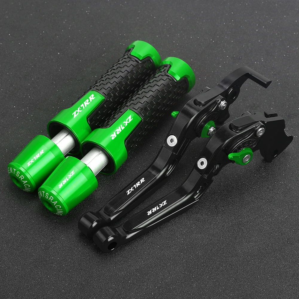 

For KAWASAKI ZX7RR 1989-1993 1994 1995 1996 1997 1998 1999 2000 2001 2002 2003 Brake Clutch Levers Handlebar Hand Grips Ends
