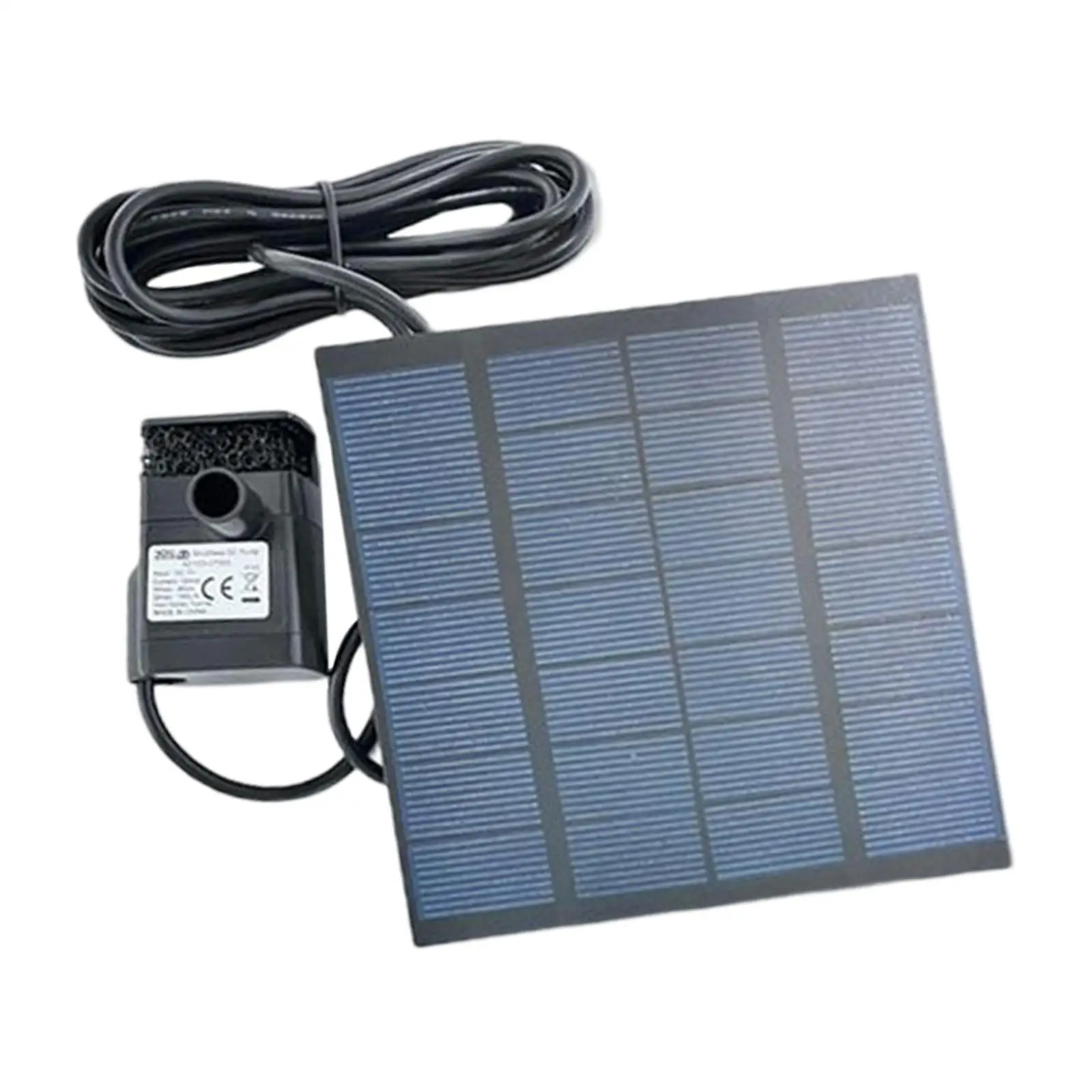 

Solar Water Pump with 4 Nozzles Outdoor Fountain Pump for Bird Bath, Garden