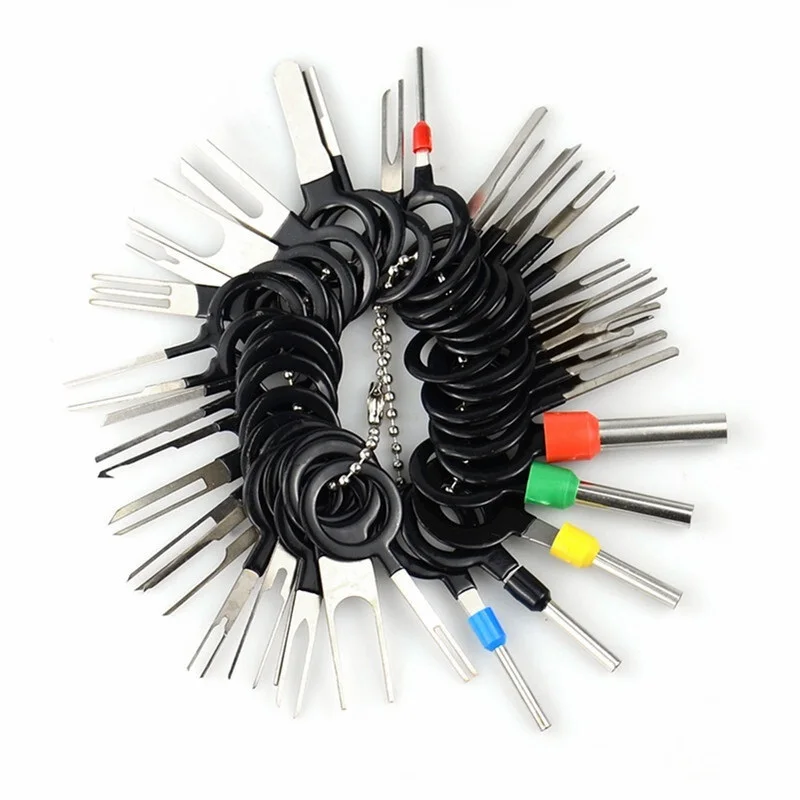 

3/8/18/38/41pcs Car Terminal Removal Tool Wire Plug Connector Extractor Puller Release Pin Extractor Kit For CarPlug Repair Tool