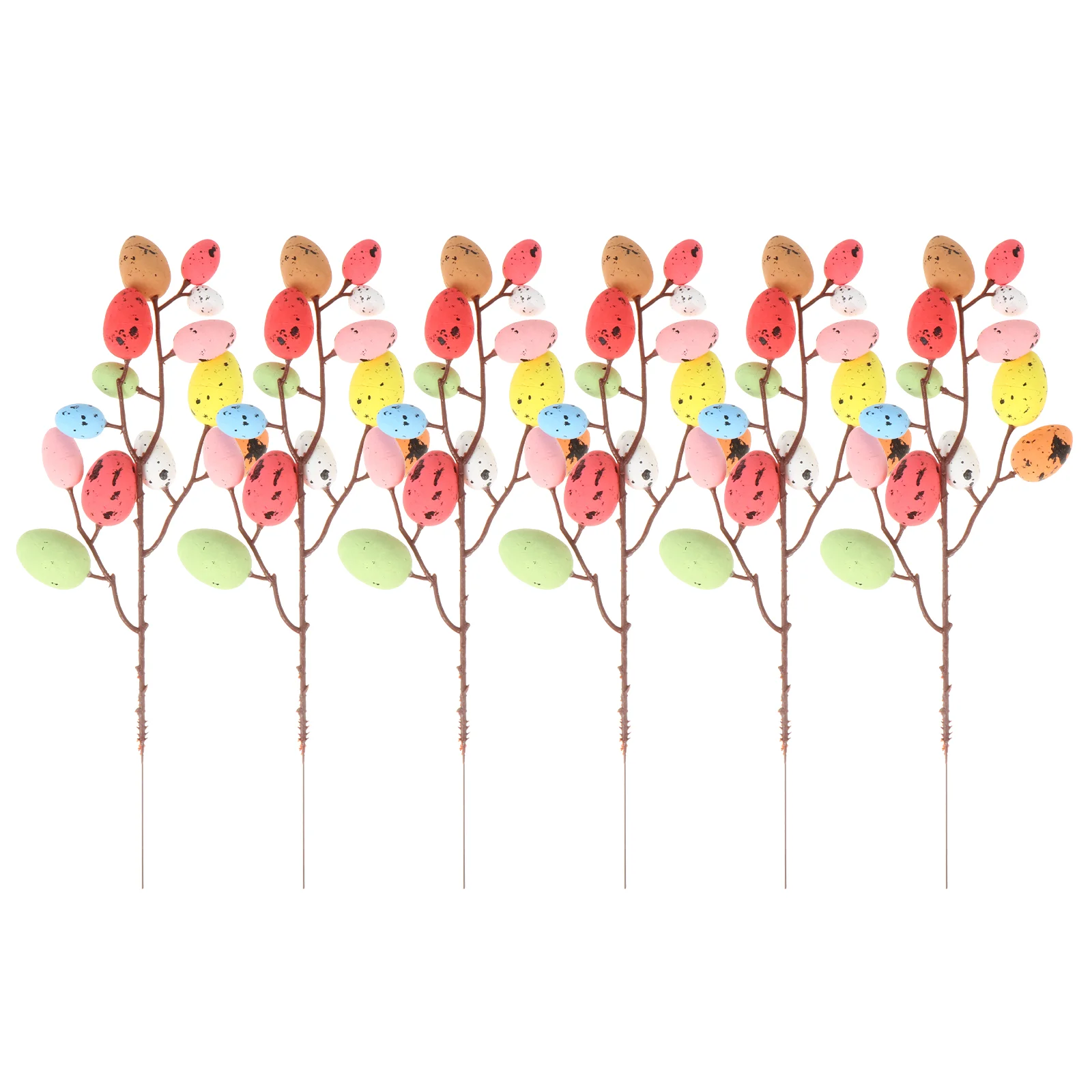 

Easter Egg Picks Eggs Tree Flower Decor Branchesfoam Flowers Basket Artificial Wreaths Ornament Branch Party Pick Decoration