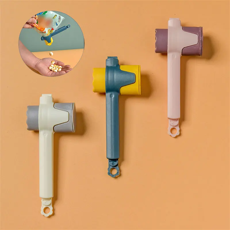 

Зажим для упаковки закусок, пластиковый зажим для сохранения свежести продуктов, кухонные гаджеты для путешествий, зажим для пакета