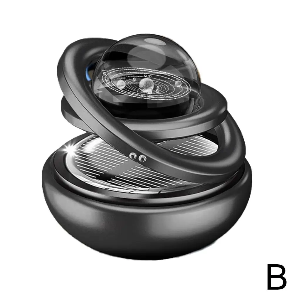 

Солнечный автомобильный диффузор для духов, быстрый нагрев, автомобильная ароматерапия, вращение на 360°, двойное украшение интерьера, вращающийся автомобильный освежитель воздуха