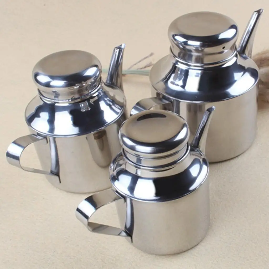 Бутылка для масла Диспенсер из нержавеющей стали Горшок 24 48 унций