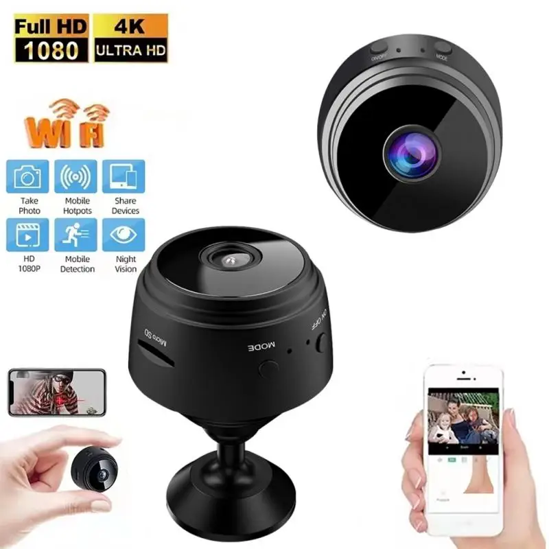 

Панорамная мини-камера H9 с углом обзора 170 °, Wi-Fi, 1080P HD, ночной микродиктофон, беспроводная IP-камера видеонаблюдения