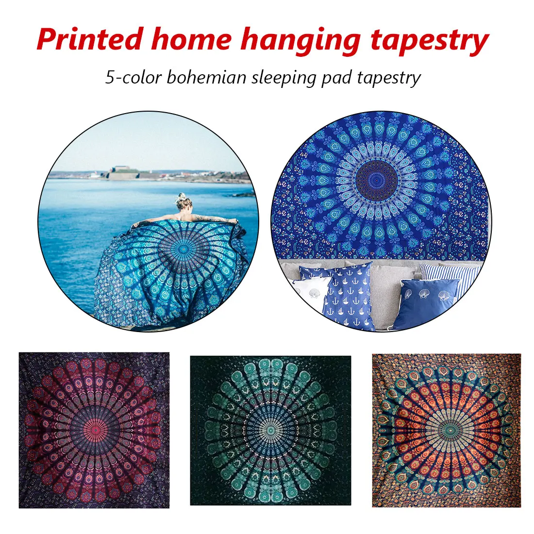

Indian Mandala Wall Towel Thin Beach Towel Blanket Tapestry Wall Hanging Tapestry Yoga Mattress Popular Hippie Tapestry