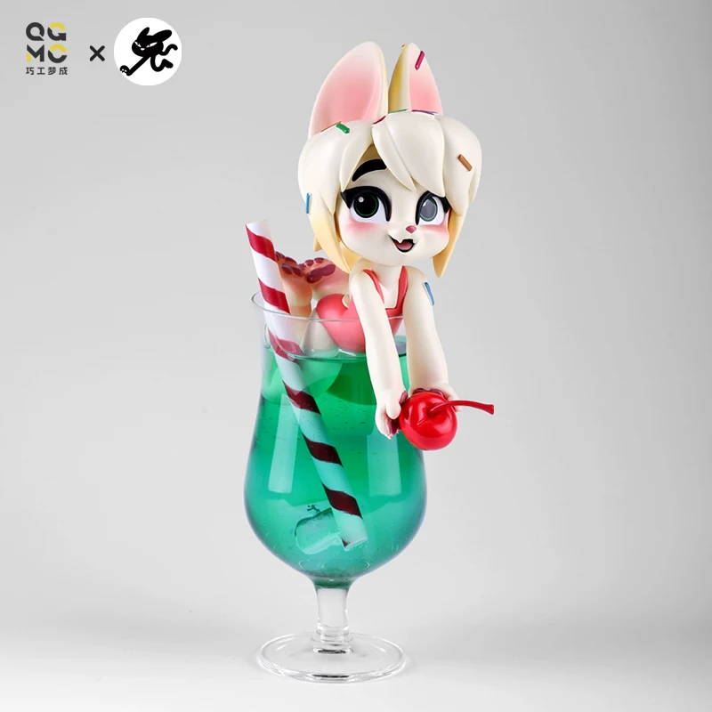 Фото 【В наличии 】 Лао Ли Creation Pure Tea Series Maid Cat - Sweet Melon Soda Flavor Fury Maid Cat Handmade №4