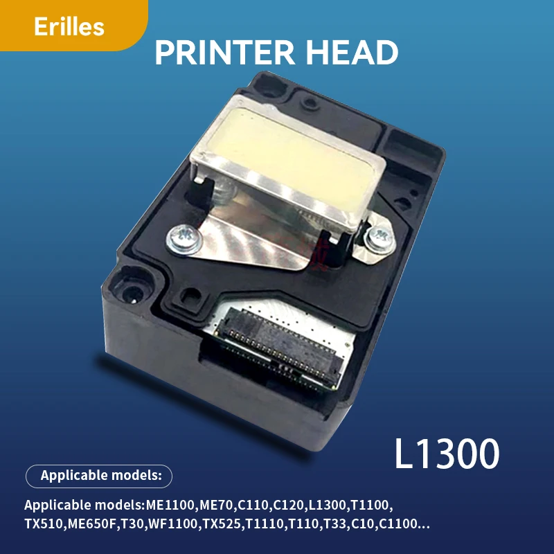 

Printer Head L1300 Print Head for Epson T1100 TX510 ME650F T30 WF1100 TX525 T1110 T110 T33 C10 C1100 ME1100 ME70 C110 C120 L1300