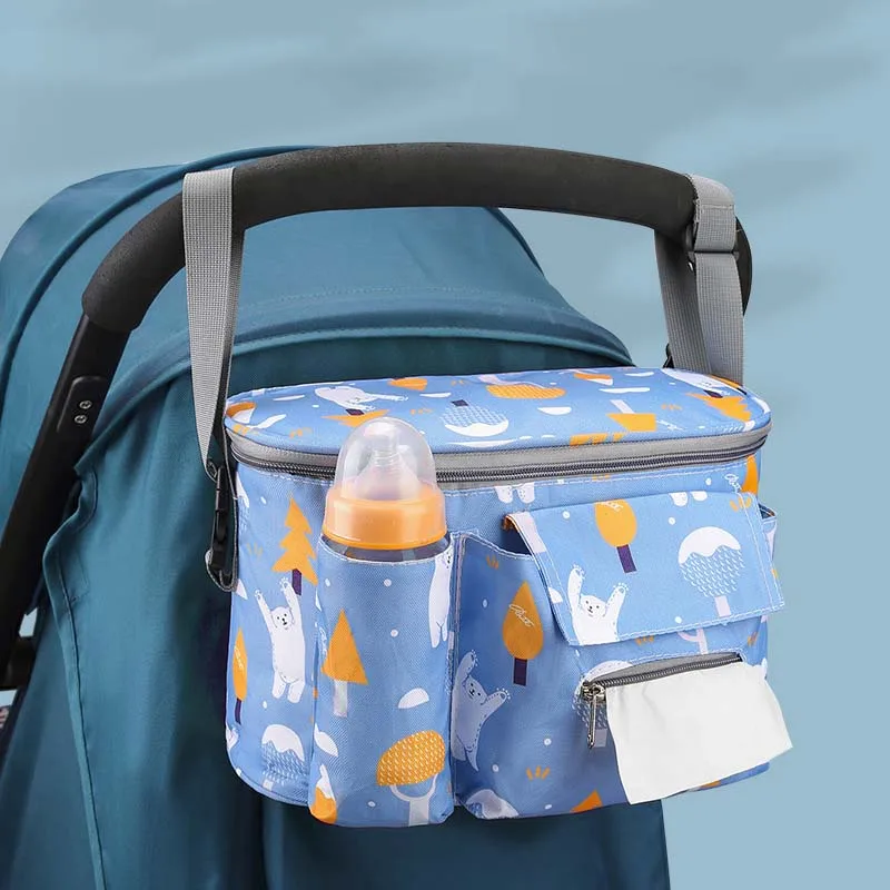 Baby Diaper Organizer Portable Holder Bag for Changing Table Car Newborn Caddy Nappy Bag Maternity Nursery Organizer Storage Bin