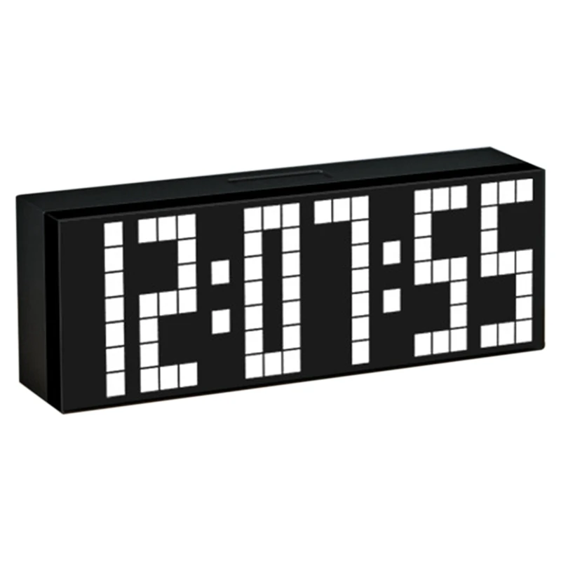 

Colorful Gradient Electronic Clock Digital Children's Student Alarm Clock Multi-Function Fitness Exercise Timer EU Plug