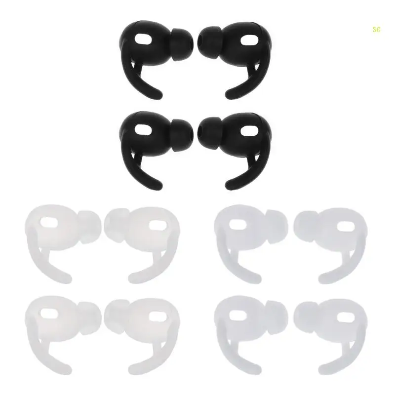 2 пары мягких силиконовых ушных крючков вкладыши-вкладыши для 3 наушника