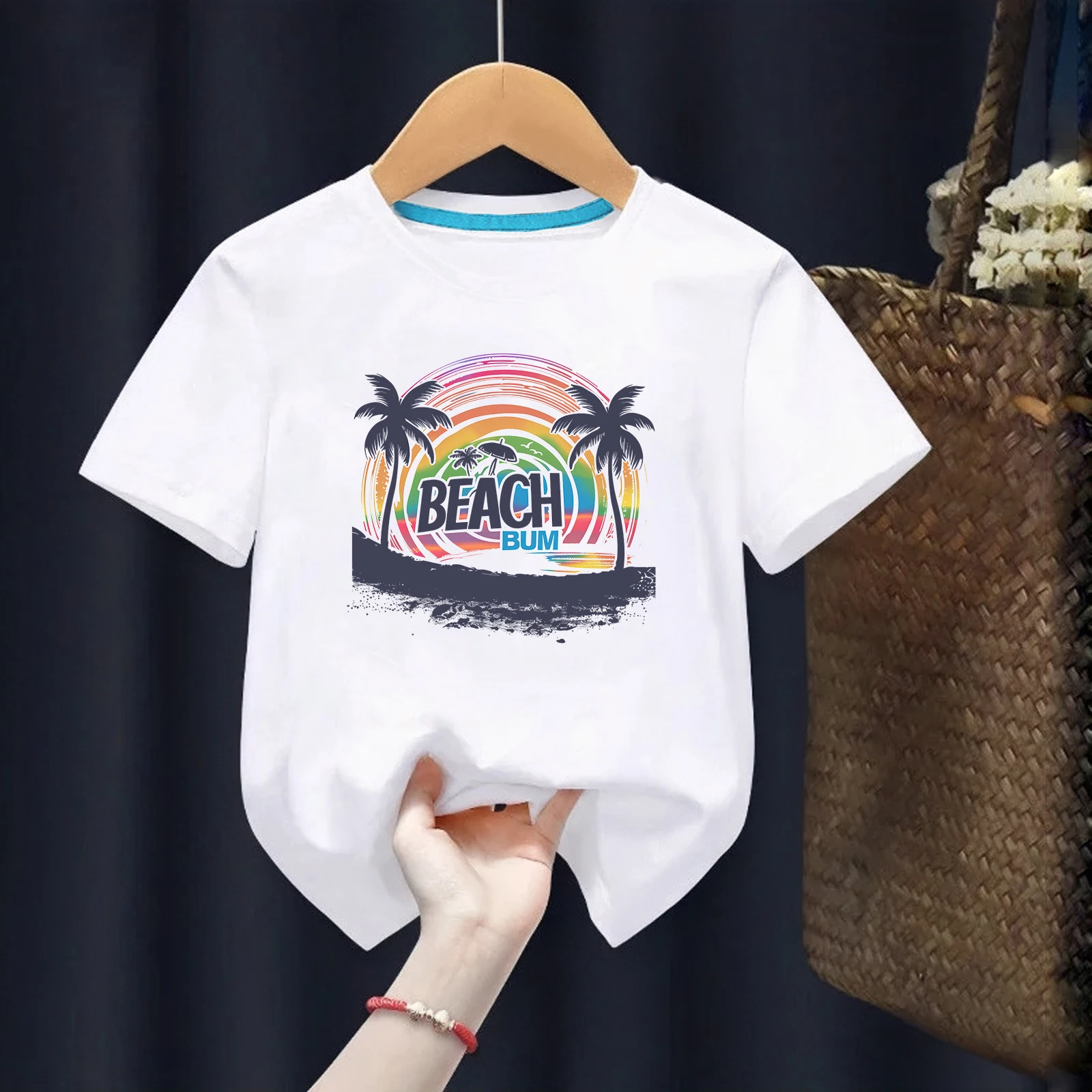 Детская Хлопковая Футболка I Love