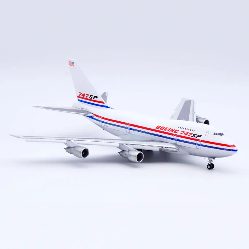 LH2458A Коллекционный самолет из сплава в подарок JC Wings 1:200 Boeing B747SP Цвет дома литая