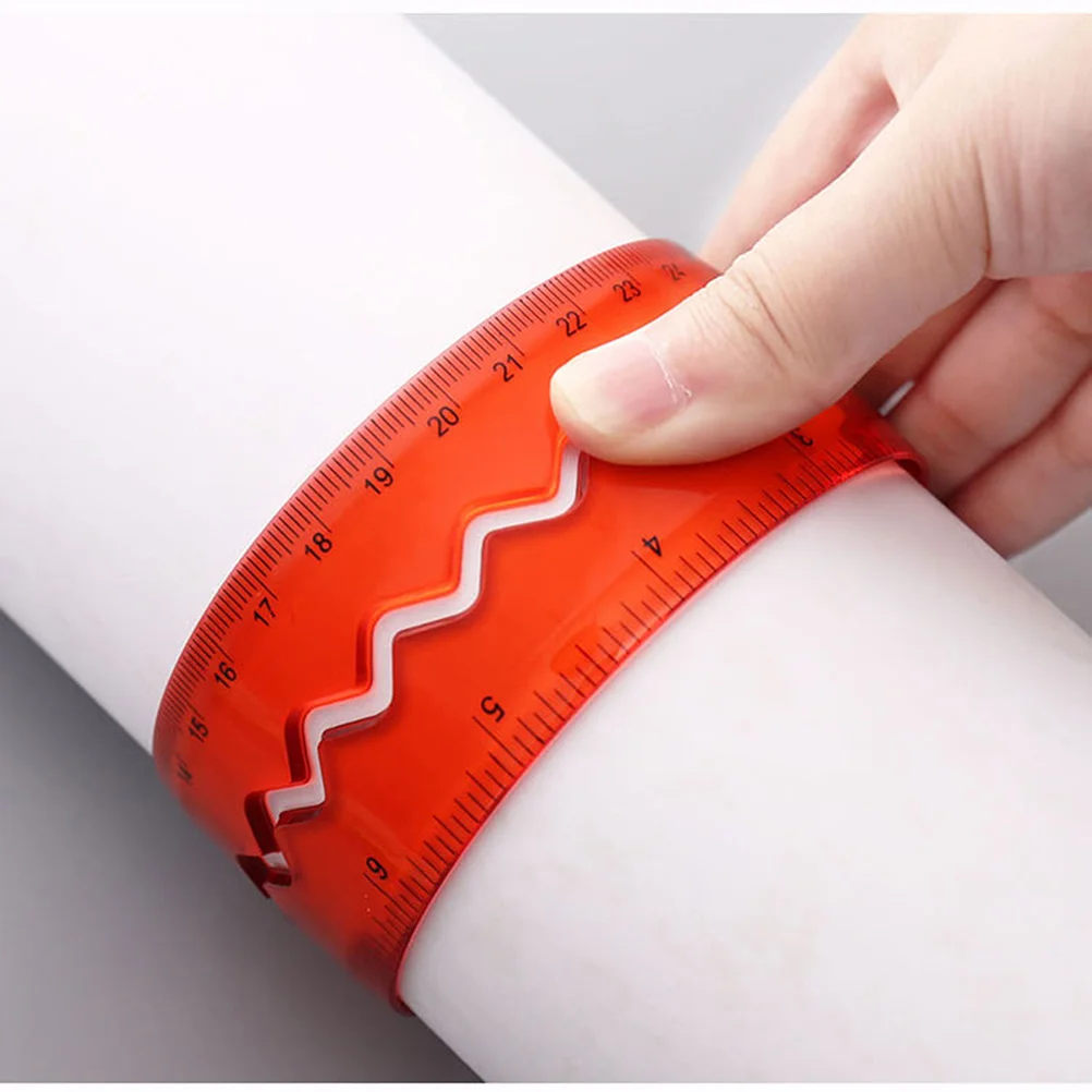 

Rulers Creative Practical Plastic Flexible Rulers Measuring Rulers for School