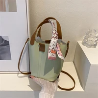 traveasy 2022 summer fshion pu leather single shoulder bags for women casual scarves top hand bags for female crossbody bags