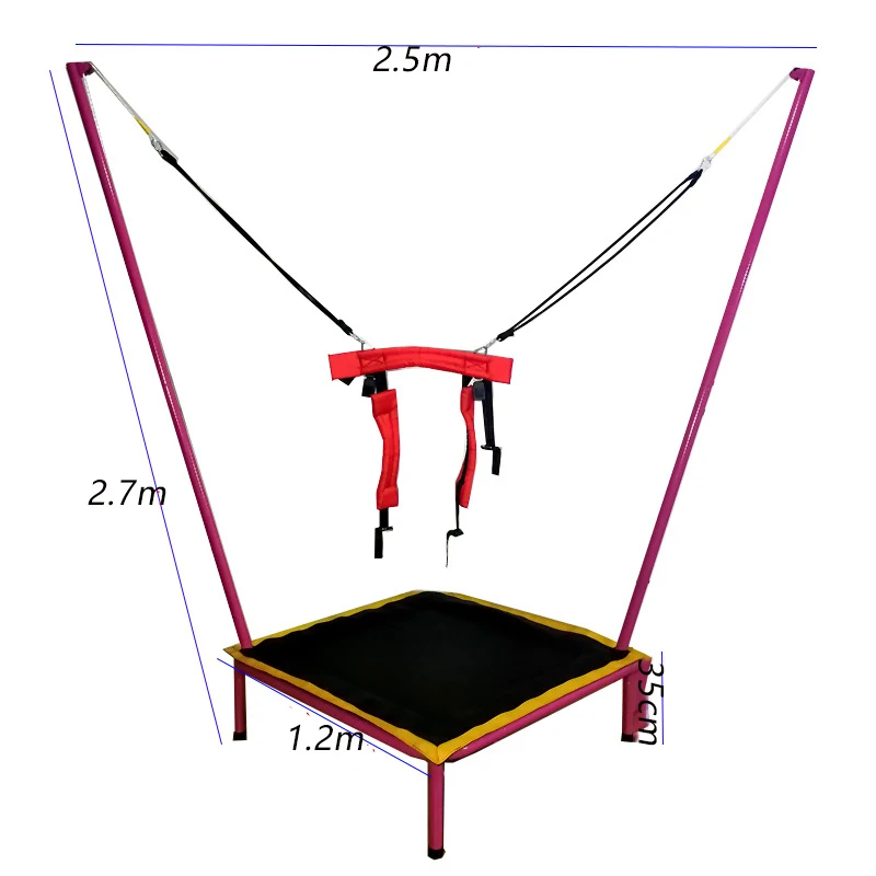 

Factory Wholesale Gym Professional Mini Sports Commercial Trampoline Fabric Kids Fitness Exercise Yoursjoys Wholesale Hot Sale